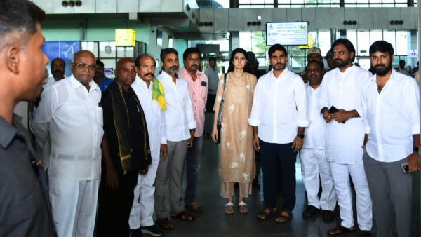 chandrababu likely shift to hyderabad after release, lokesh, brahmani reached to rajahmundy prison 