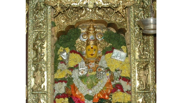 Goddess Durga appears in Mahishasura Mardhani and Raja Rajeswari in Vijayadasami hours