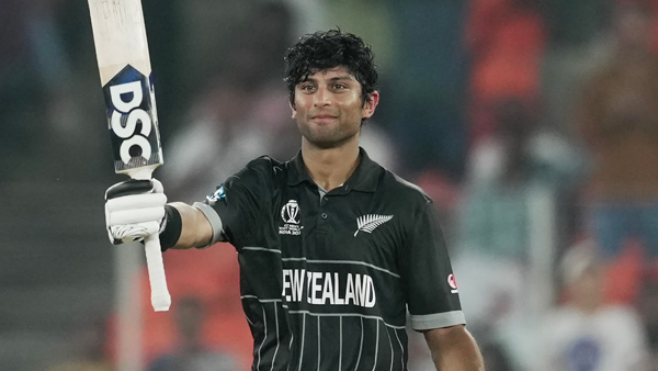 Rachin Ravindra, Teja Nidmanuru step onto the field for World Cup match at Hyderabad on Monday