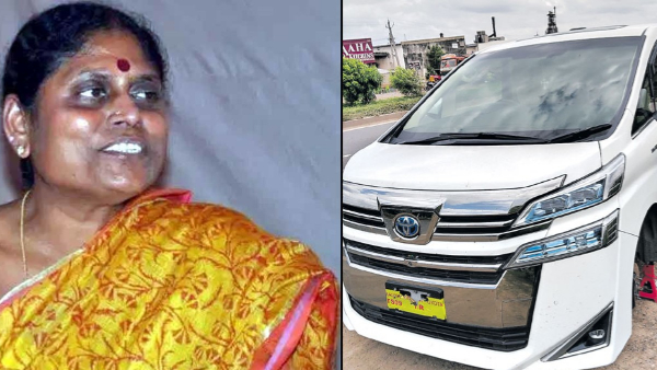  CM jagan mother vijayamma escapes unhurt in accident