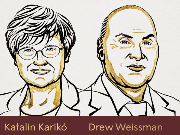  Katalin Kario and Drew Weissman bags Nobel Prize 2023 in Medicine 