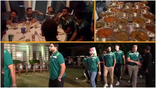 Pakistan cricket team is enjoying in Hyderabad