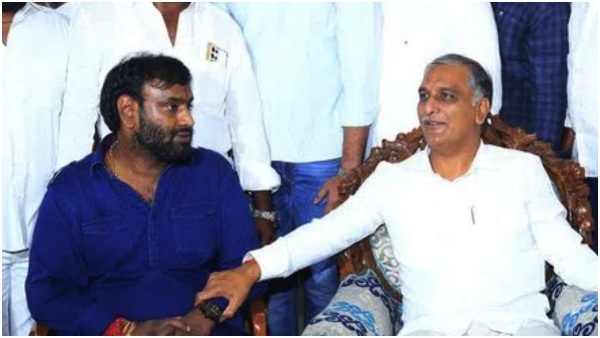 PJR son Vishnuvardhan Reddy into BRS; Harish Rao meeting shocks Congress!!