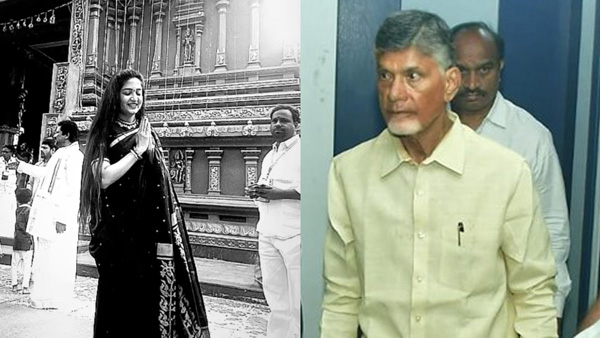 Poonam Kaur offers special prayers to goddess Kanakadurga for Chandrababu release