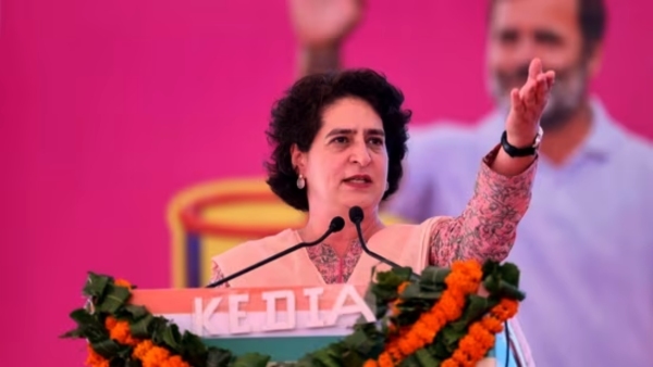 priyanka gandhi says shocked, ashamed at india abstained from vote in UNGA for israel-hamas truce