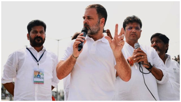 we will come to power in Telangana: Rahul, revuri prakash reddy joins congress we will come to power in Telangana: Rahul, revuri prakash reddy joins congress