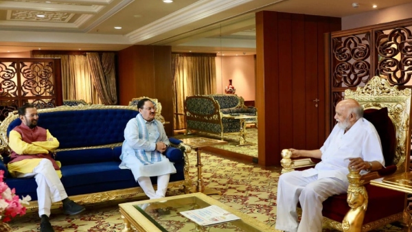 Former CS IYR Tweet over JP Nadda meets Ramoji and RK Goes viral