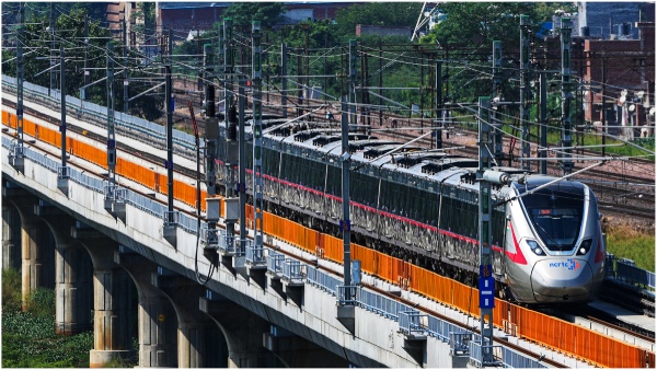 PM Modi inaugurates Indias first regional rapid transit system, interact with students ans Crew of RapidX Train