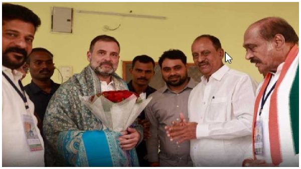 we will come to power in Telangana: Rahul, revuri prakash reddy joins congress we will come to power in Telangana: Rahul, revuri prakash reddy joins congress