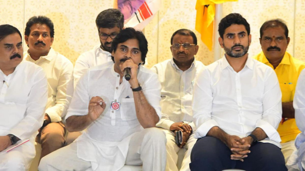 what leads to tdp-janasena joint manifesto announcement ? link with chandrababu release ?