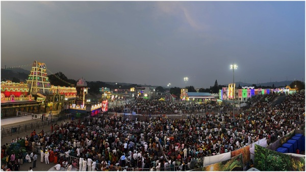  Shri Malayappa in the decoration of Kodandarama on the Hanuman vehicle at Tirumala Brahmotsavam