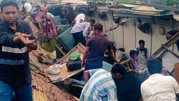 15 Killed, over 100 injured After 2 Trains Collide In Bangladeshs Dhaka