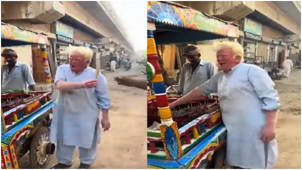 The former president of America selling kulfi... is it true..?