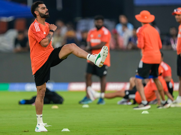  Indias Virat Kohli during a practice session
