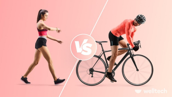 Walking vs Cycling .. which is more beneficial?