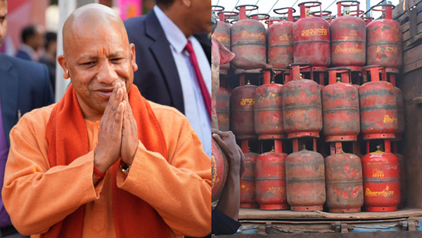 yogi adityanaths diwali gift- one free gas cylinder to ujjawala scheme beneficiaries yogi adityanaths diwali gift- one free gas cylinder to ujjawala scheme beneficiaries