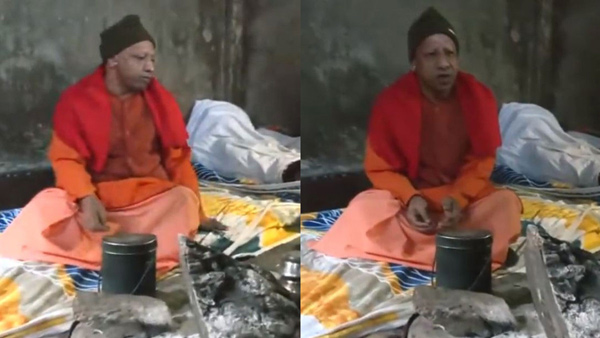 UP CM Yogi Adityanath visits and offers prayers at Sundar Nath cave temple UP CM Yogi Adityanath visits and offers prayers at Sundar Nath cave temple