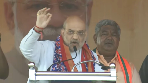  Amit shah hits out at brs and congress in ramagiri and maktal public meetings