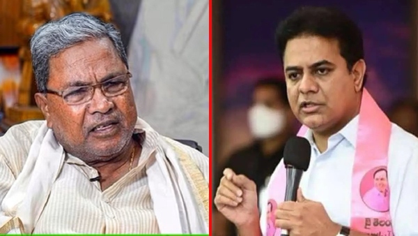 KTR and Kavitha slams karnataka cm siddaramaiah and congress