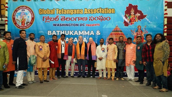 Dussehra, Saddula Bathukamma celebration held by Global telangana association, washington dc