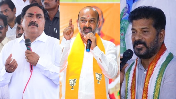 telangana election 2023: errabelli dayakar rao, revanth reddy, bandi sanjay filed nominations