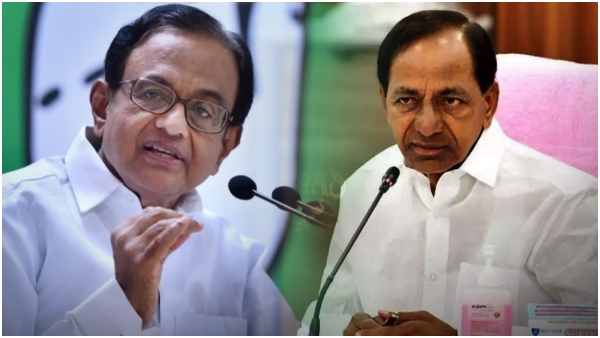 chidambaram hits out kcr govt in telangana state