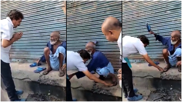  Viral video: Congress candidate who was beaten by Baba to win the election...