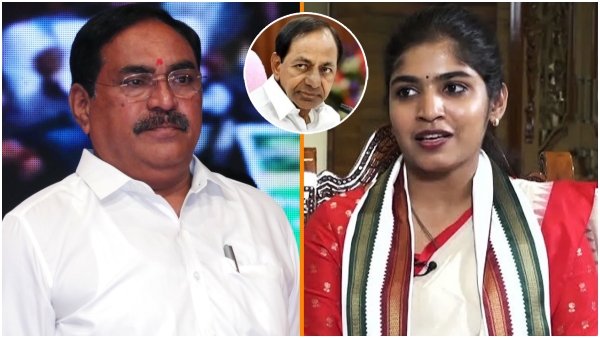 Congress candidate Errabelli dayakar rao rival slipped her tongue and said jai kcr 