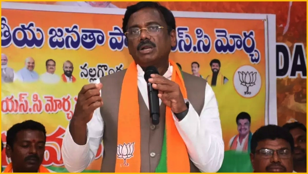 Ex MP Vivek Venkata Swamy Resign for BJP, to join in Congress in presence of Rahul Gandhi at Hyderabad today