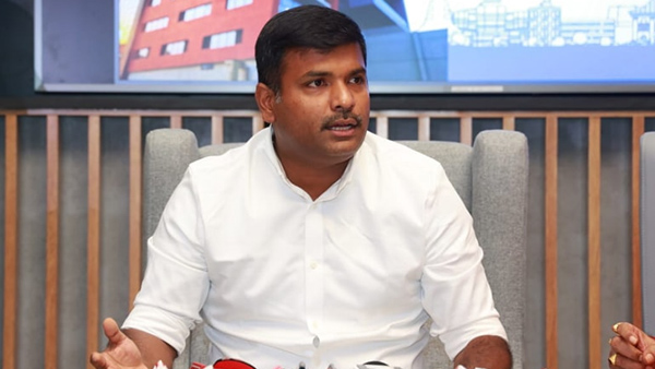 AP Minister Gudivada Amarnath is angry with KCR and Harish Rao over their comments on ap!!