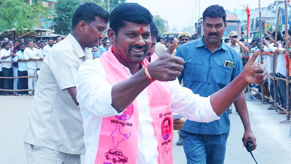  Another attack on BRS MLA candidate guvvala balaraju