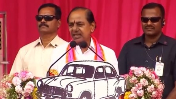 KCR hits out congress and bjp in kothagudem brs public meeting. KCR hits out congress and bjp in kothagudem brs public meeting.