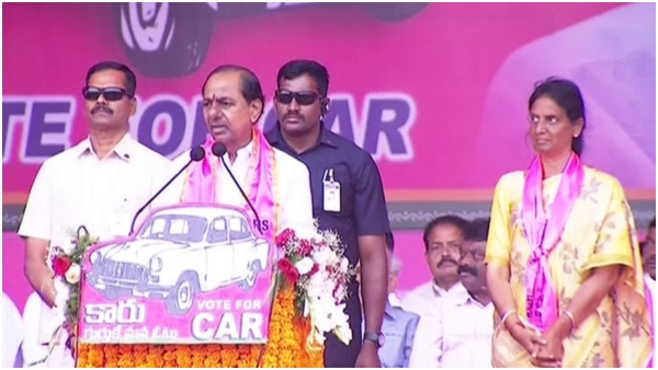 TS Polls: KCR election campaign in maheshwaram constituency