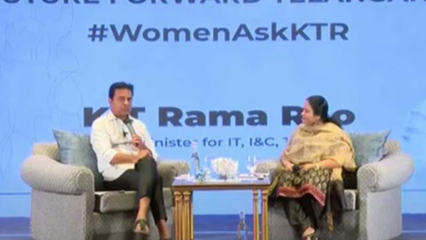 telangana government will started four industrial parks for women: KTR.