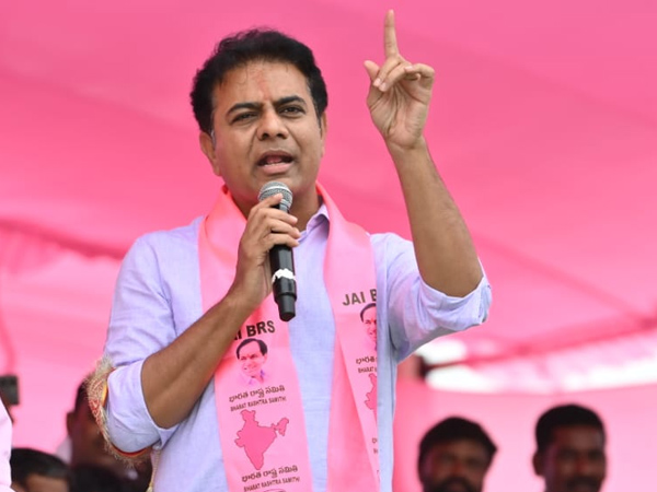 KTR hits out at Congress and BJP for minority declaration issue