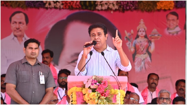 Minister KTR comments in kamareddy, says that KCR is coming to Kamareddy like a son 
