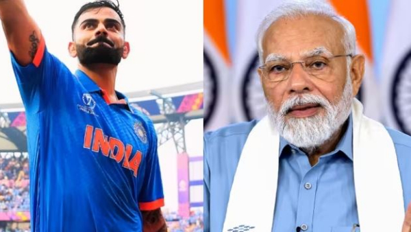 pm modi congratulates virat kohli on 50 tons record, wishes to set benchmark for future generations