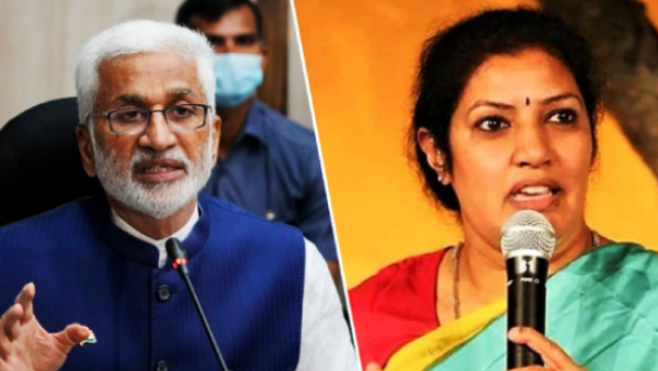  MP Vijayasai reddy strong counter to purandeswari comments on ap sand and liquor