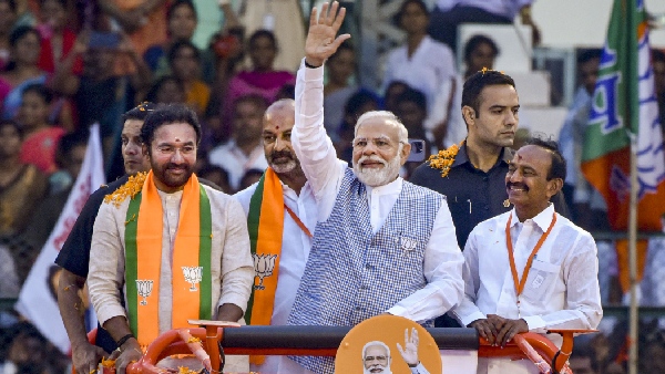PM Modi hints Telangana BJP CM CAndidate in meeting with BC Community leadrs as Reports
