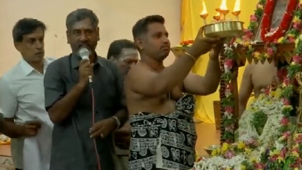 ICC World Cup 2023, IND vs NZ 1st semifinals: Fans offer prayers Indias victory ICC World Cup 2023, IND vs NZ 1st semifinals: Fans offer prayers Indias victory