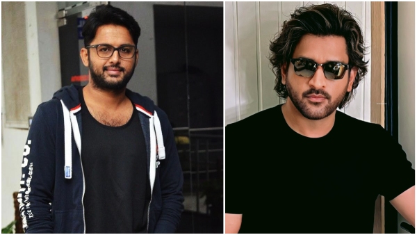 Legenedary Criketer MS Dhoni surprise gift for Tollywood hero Nithin, goes viral