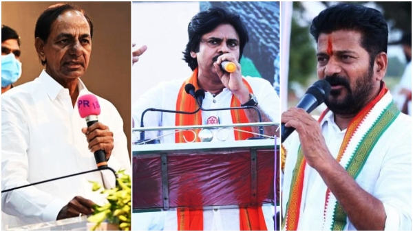 Pawan Kalyan made interesting comments on KCR and REvanth in Election Campaign