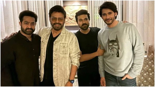 Actors Mahesh Babu, Jr NTR, Venkatesh and Ramcharan met on the Diwali 2023