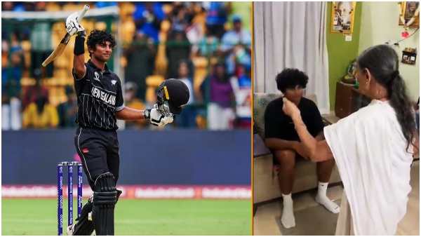Rachin Ravindra seeks the blessings of his grandmother ahead Semis against India at Banglore