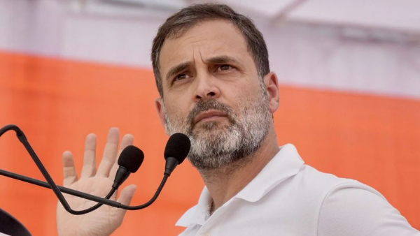 rahul gandhi tweets congress winning madhya pradesh, chhattisgarh with huge margin