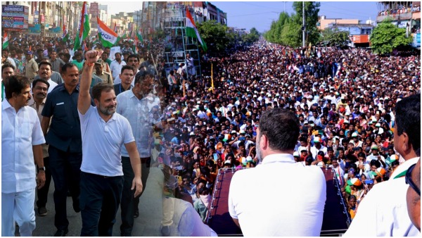 warangal crowded with Rahul Gandhi padayatra; Josh in Congress; this is What Rahul said!!