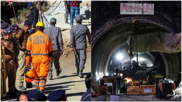 Rescue efforts are on for those trapped in the Silkyara tunnel