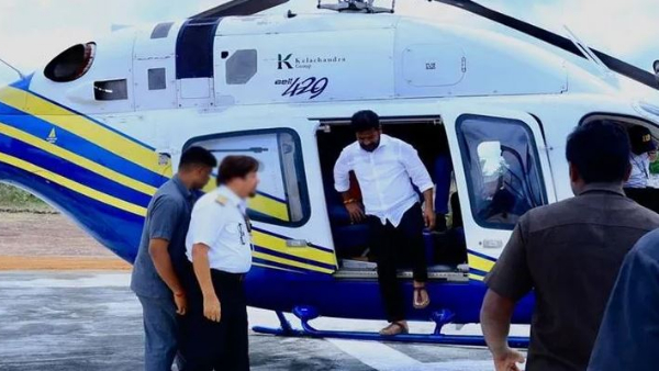 A technical fault occurred in Revanth Reddys helicopter