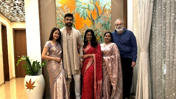 Newly married couple Varun Tej and Lavanya Tripathi celebrated their first Diwali 2023