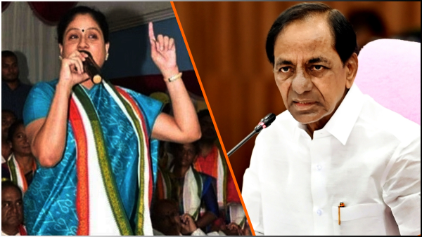 Congress leader Vijayashanthi accused CM KCR of cheating people Congress leader Vijayashanthi accused CM KCR of cheating people
